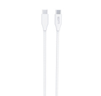 WG - Datový kabel Type-C na Type-C, 1,5 metrů, 5A, 120W, bílá