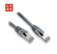 LYNX FTP patch kabel Cat6, PVC, 7m, šedý