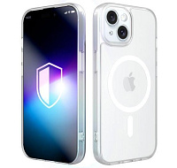 3mk ochranný kryt Misty MagCase White pro Apple iPhone 15