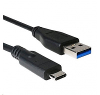 C-TECH kabel USB 2.0 AM na USB-C (AM/CM), 1m, černý