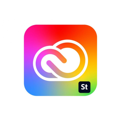 Adobe Creative Cloud for teams All Apps with Adobe Stock MP ENG COM NEW 1 User, 12 Months, Level 4, 100+ Lic