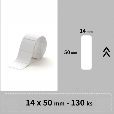 Niimbot štítky RP 15x50mm 125ks Bílé pro D11, D11-M, D110, D110-H