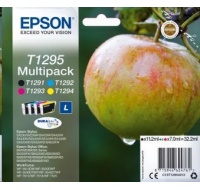 EPSON ink Multipack 4-colours "Jablko" T1295 DURABrite Ultra Ink