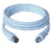 PREMIUMCORD TV kabel anténní propojovací 2m (koaxiální, M/F, 75 Ohm)