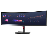 LENOVO LCD P49w-30 - 49”,IPS,matný,16:9,5120x1440,60Hz,4ms/6ms,350cd/m2,2000:1,HDMI,DP,USB-C,ThB,RJ45,USBHub,Pivot,VESA