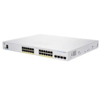 Cisco switch CBS350-24FP-4X-EU (24xGbE,4xSFP+,24xPoE+,370W) - REFRESH