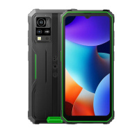 Rugged Smartphone Blackview BV4800 Pro 4G T606 4GB 128GB 5180-10W A14-D4, Black w Green [No Charger]