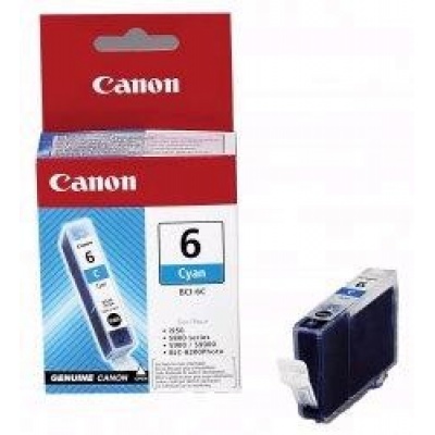 Canon CARTRIDGE BCI-6C azurová pro i560, i865, i905, i9100, i950, i965, i990, i9950, MP-750, MP-760, MP-780  (280 str.)