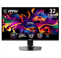 MSI LCD MAG 321UPX QD-OLED, 31,5" 3840x2160, 240Hz, 0,03ms, USB, DP, HDMI, Audio, VESA, Black