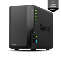 Synology DS225+ DiskStation (4C/CeleronJ4125/2,0-2,7GHz/2GBRAM/2xSATA/2xUSB3.2Gen1/1x2,5GbE/1xGbE)