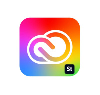 Adobe Creative Cloud for teams All Apps with Adobe Stock MP ENG COM RNW 1 User, 12 Months, Level 3, 50 - 99 Lic