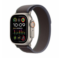 APPLE Watch Ultra 2 GPS + Cellular, 49mm Titanium Case with Blue/Black Trail Loop - M/L