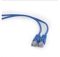 GEMBIRD kabel patchcord Cat5e UTP 0,25m, modrý