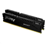BAZAR - KINGSTON DIMM DDR5 128GB (Kit of 2) 5600MT/s CL36 FURY Beast Černá EXPO - Rozbaleno (Komplet)