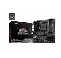 MSI MB Sc AM4 B550M PRO-VDH WIFI, AMD B550, 4xDDR4, VGA, mATX