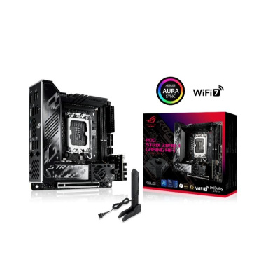 ASUS MB Sc LGA1851 ROG STRIX Z890-I GAMING WIFI, Intel Z890, 2xDDR5, 1xHDMI, 2xThunderbolt, WI-FI, Mini-ITX