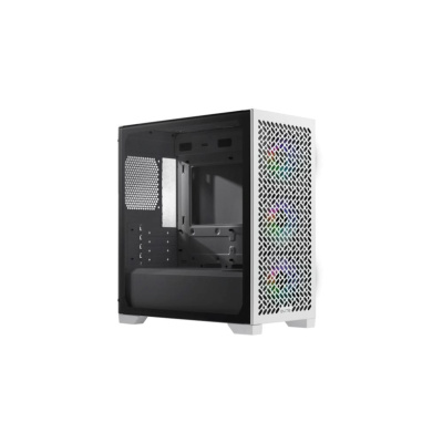 Cooler Master case Elite 302 White, Průhledná bočnice, mATX, 3x 120mm ARGB Fan, bílá