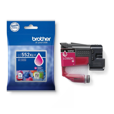 BROTHER INK LC-552XLM - magenta - cca 1500stran, pro MFC-J3660 MFC-J3960