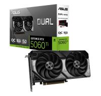 ASUS VGA NVIDIA GeForce RTX 5060 Ti DUAL OC 16G, 16GB GDDR7, 3xDP, 1xHDMI