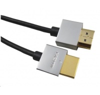 PREMIUMCORD Kabel Slim HDMI kabel, 0,5m, High Speed + Ethernet (v1.4), zlacené konektory