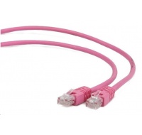 GEMBIRD kabel patchcord Cat5e UTP 2m, růžový