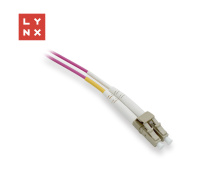 LYNX duplexní patch kabel MM, OM4, LC/LC, 50/125µm, 5m