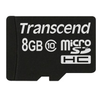 TRANSCEND MicroSDHC karta 8GB Class 10 8GB, bez adaptéru