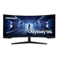 SAMSUNG MT LED LCD Gaming Monitor 34" Odyssey G55T -prohnutý,VA,3440x1440,1ms,165Hz,HDMI ,DisplayPort