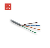 LYNX UTP kabel Cat5e, PVC (Eca), celoměděný, vnitřní , šedý, box 305m