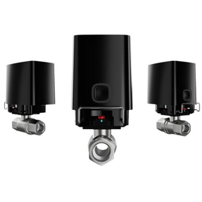 Ajax  WaterStop [1/2] ASP black (52270) - Dálkově ovládaný uzavírací ventil vody (1/2“)