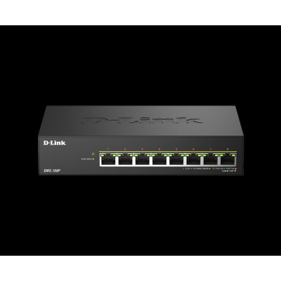D-Link DMS-108P/E 8-Port 2.5G Multi-Gigabit Unmanaged PoE Switch