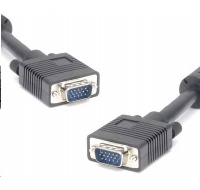 PREMIUMCORD Kabel VGA propojovací 25m (SVGA, HD15M/M, dvojité stínění, feritová jádra)