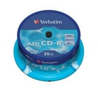 VERBATIM CD-R(25-Pack)Spindle/Crystal/DLP/52x/700MB