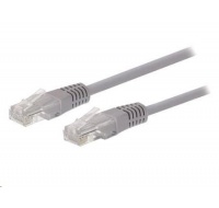 C-TECH kabel patchcord Cat5e, UTP, šedý, 7,5m