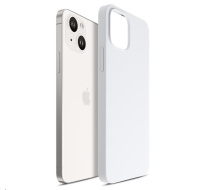 3mk ochranný kryt HARDY Silicone MagCase pro Apple iPhone 15, Silver-White