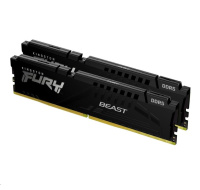 KINGSTON DIMM DDR5 128GB (Kit of 2) 5600MT/s CL36 FURY Beast Černá EXPO