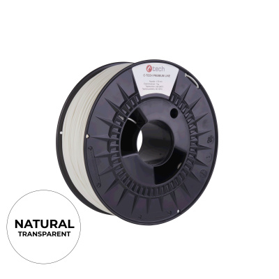 C-TECH Filament  PREMIUM LINE TPU 90A flexibilní natural 1,75mm