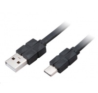 AKASA kabel PROSLIM USB 2.0 Type-C na Type-A, 30cm