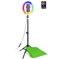 CONNECT IT Streaming Box Selfie10Ring kruhové 10" RGB LED světlo