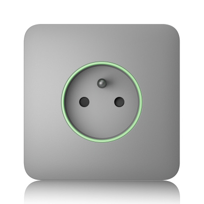 Ajax SoloCover (smart) - Samostatný kryt zásuvky, mlhová