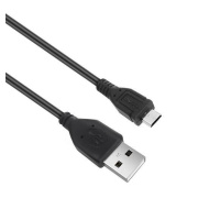 Solight USB kabel, USB 2.0 A konektor - USB B micro konektor, sáček, 50cm