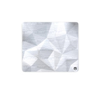 ENDORFY Podložka pod myš Crystal Onyx White L, 400x450x3, bílá