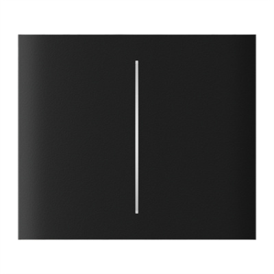 Ajax  CenterButton (2-gang) vertical - Středové dvou tlačítko, vertikální instalace, černá