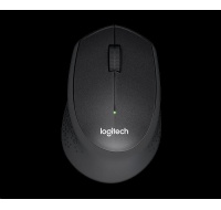 Logitech Wireless Mouse M330 Silent Plus, black