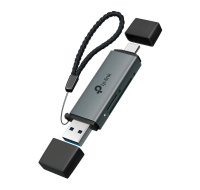 TP-Link UA430D čtečka karet (1xUSB-C3.2Gen1,1xUSB-A3.2Gen1,1xmicroSD,1xSD)