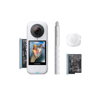 Insta360 X4 Air Starter Bundle akční kamera, Bílá, 8K / 30fps, 4K/ až 60fps, 6osý gyroskop, 360°, Active HDR, vodotěsná