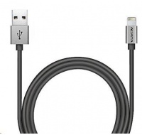 ADATA Sync & Charge Lightning kabel - USB A 2.0, 100cm, hliníková, titan