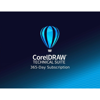 CorelDRAW Technical Suite 365 dní pronájem licence (2501+) EN/DE/FR/ES/BR/IT/CZ/PL/NL