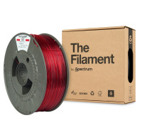 Spectrum The Filament PETG 1.75mm Transparent Red 1kg
