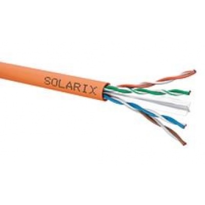 Instalační kabel Solarix UTP, Cat6, drát, LSOHFR, cívka 500m SXKD-6-UTP-LSOHFR-B2ca